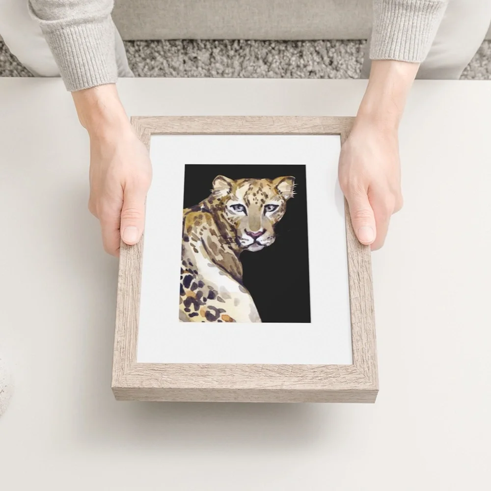 Jaguar Watercolor Wall Art Print Poster Unframed, Leopard Print - Picture 3 of 8